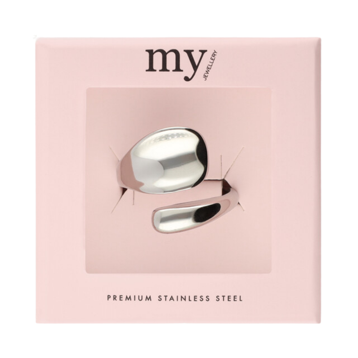 Ring Hollow Os - Silver