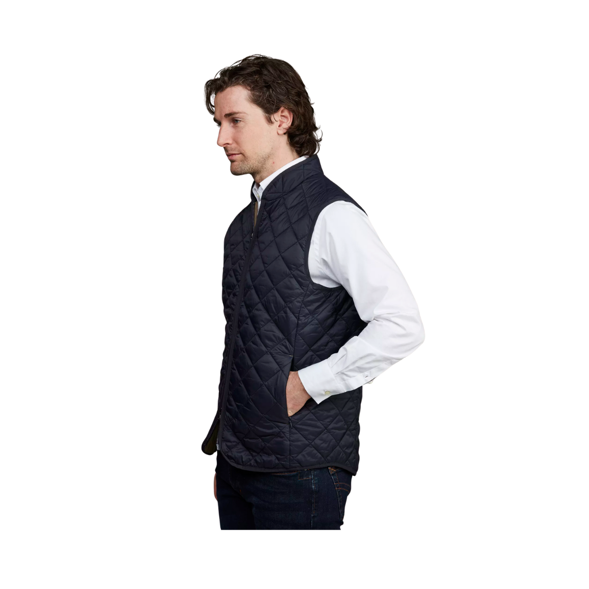 Coredo Quilted Vest - Navy