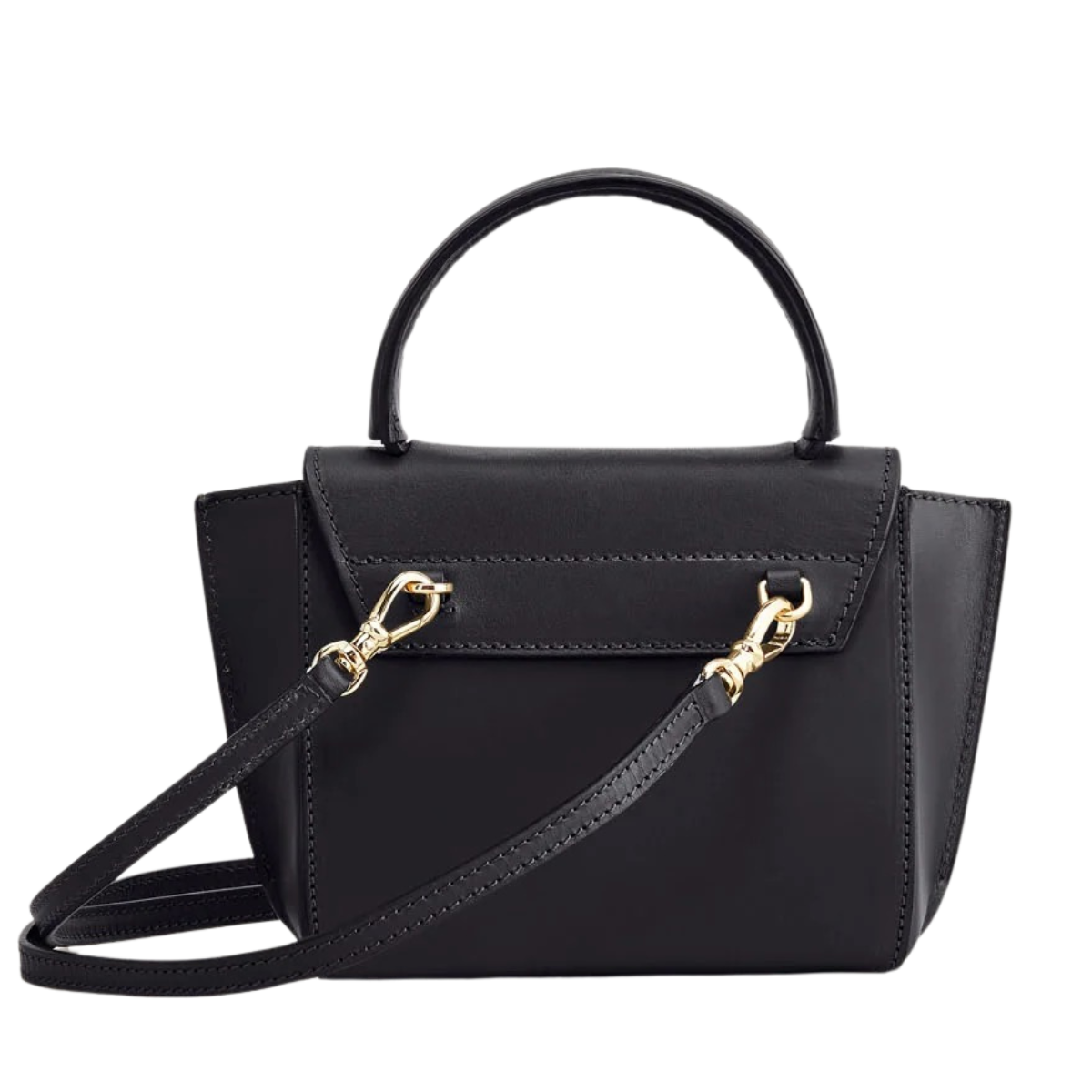 Montalcino Leather Mini Handbag - 900 Black