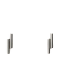 Studs twee staafjes - 1500 Silver
