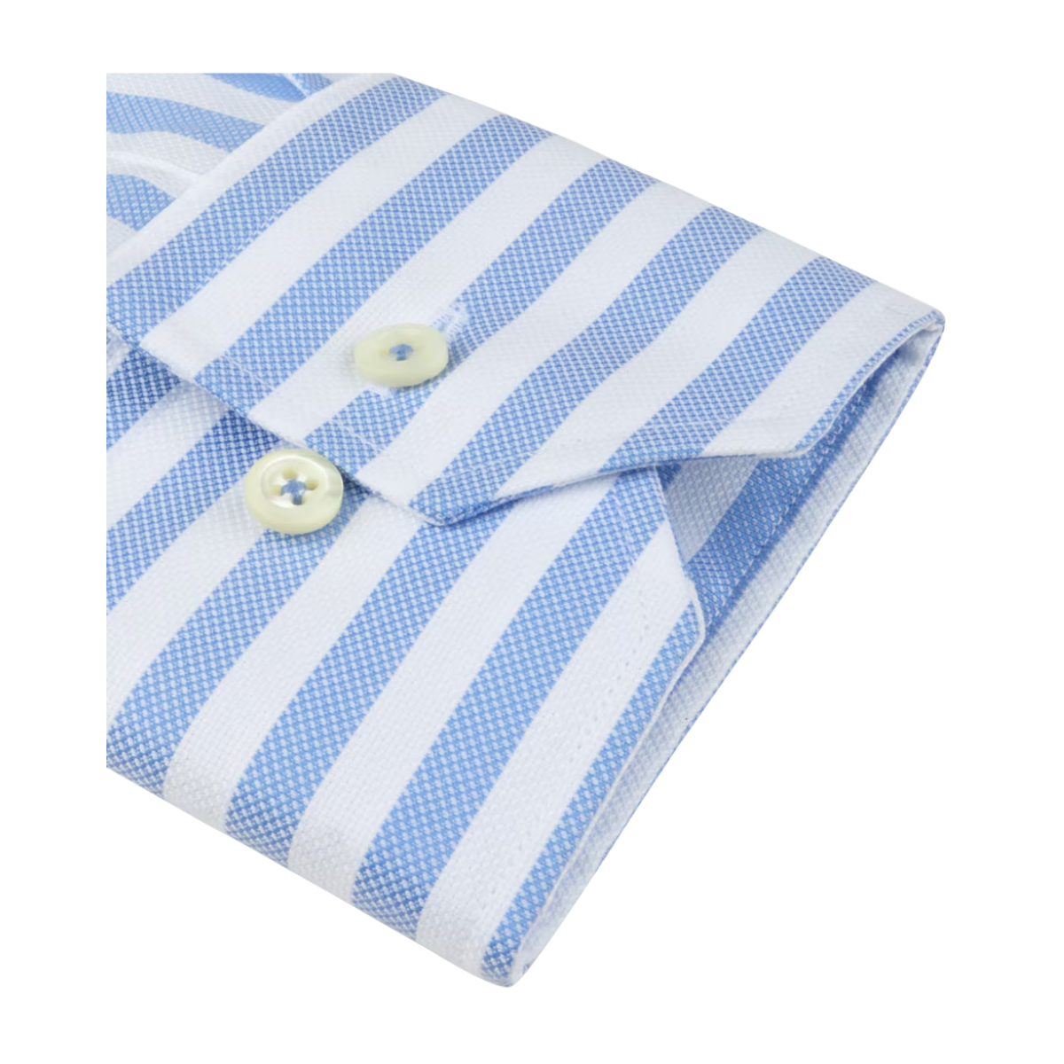 Regular C75 RM cuff - Light blue stripe