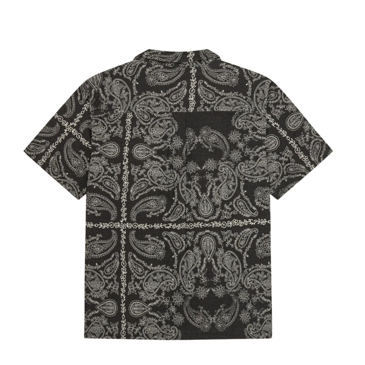 Paisley AOP SS Shirt - Tap Shoe Black