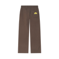 Washed College Pants - Brown