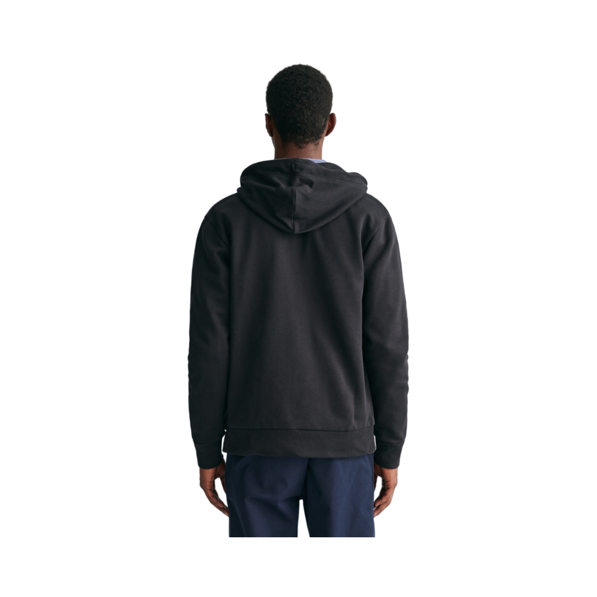 TONAL ARCHIVE SHIELD ZIP HOODIE - Black