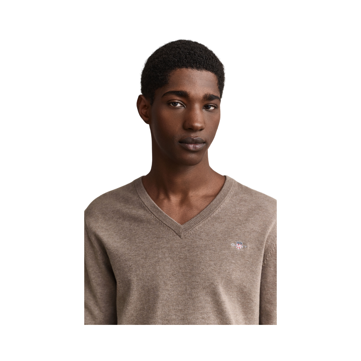 Cotton Sweater - Dark Hazelnut Melange