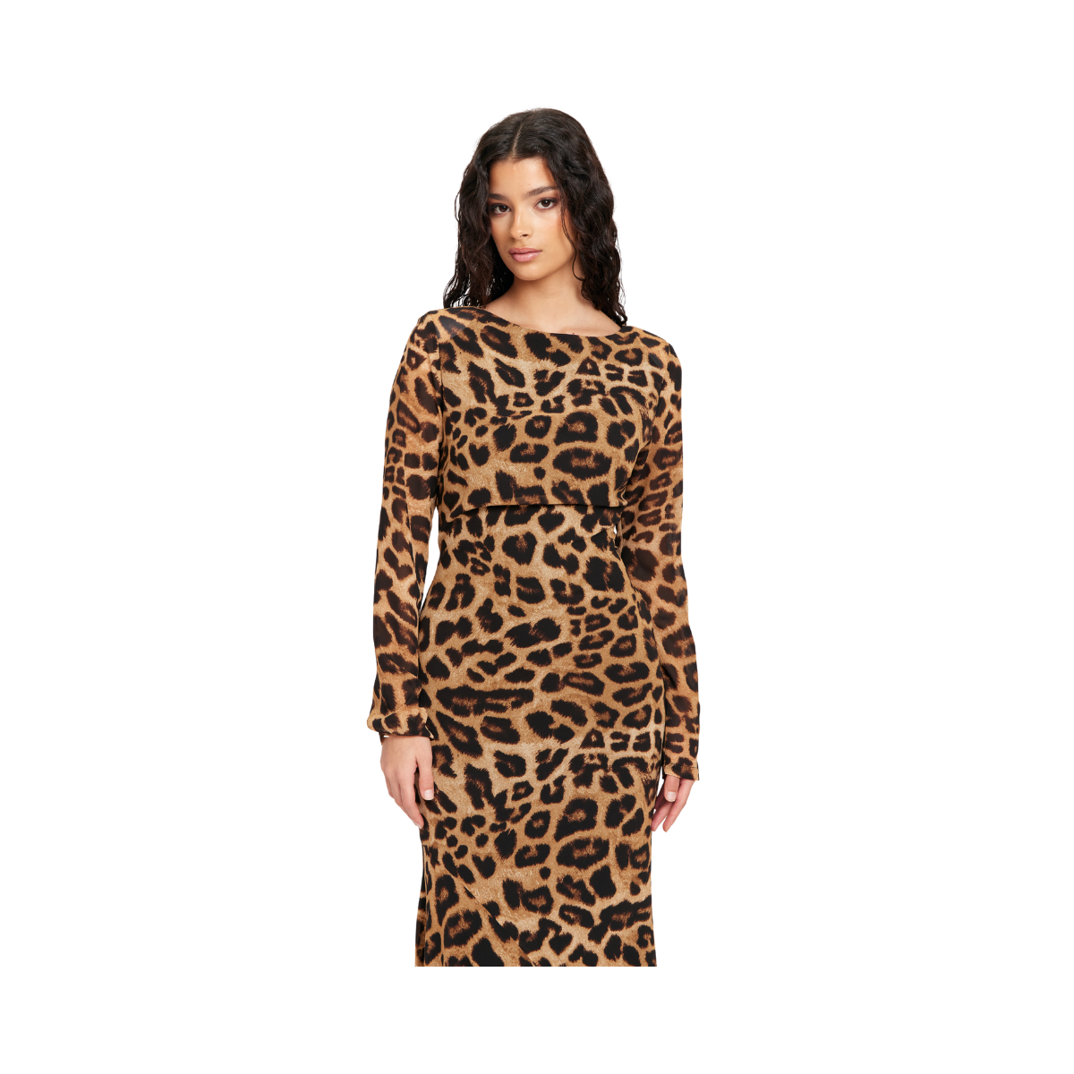 Leo Dress - Brown Leo