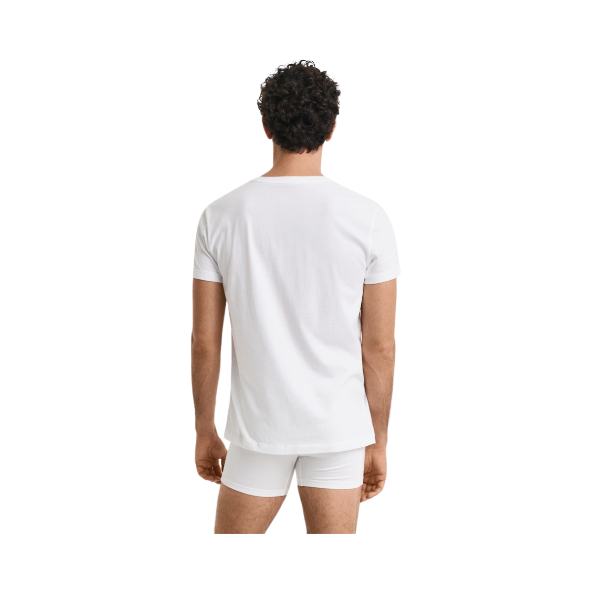 2-Pack Crew Neck T-Shirts - White