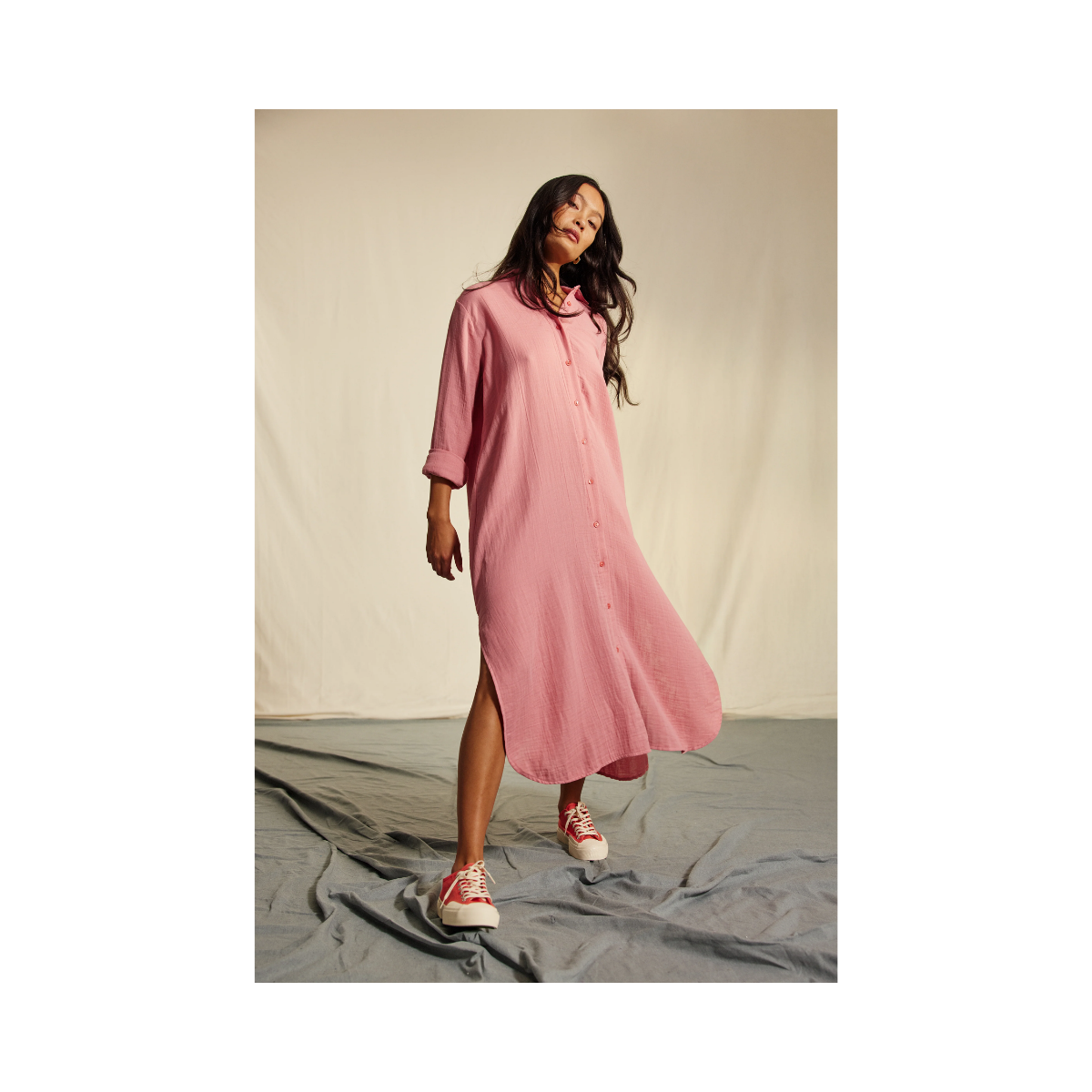 Berry Dress Adjusted - Dusty Pink
