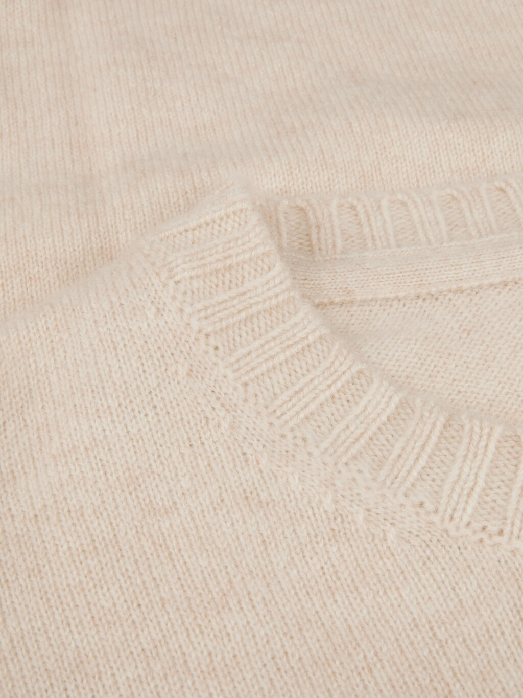 Cashmere Crew Neck - Beige