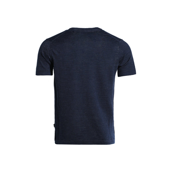 Linen - T-Shirt - Blue