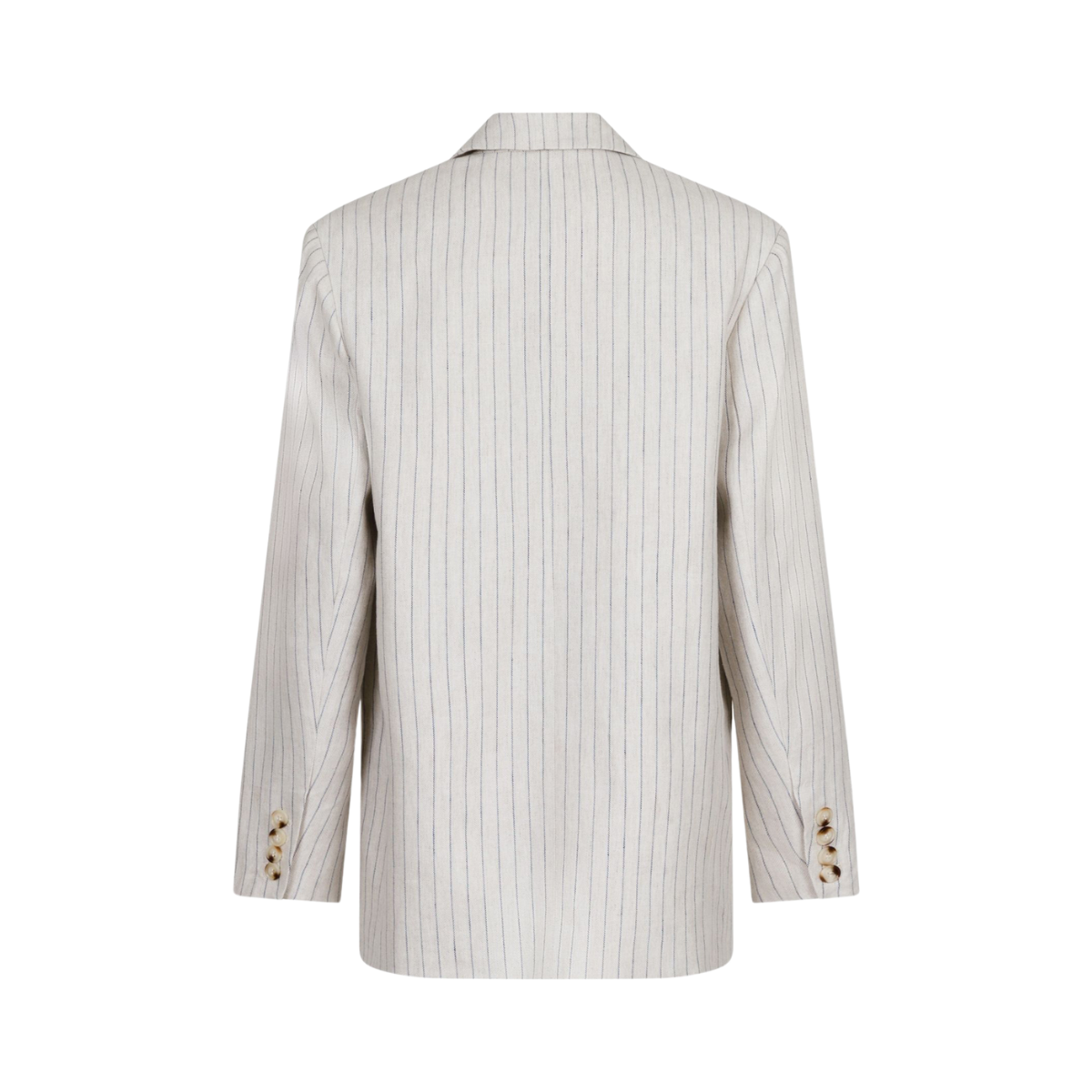 Gaby Pinstripe Blazer - White