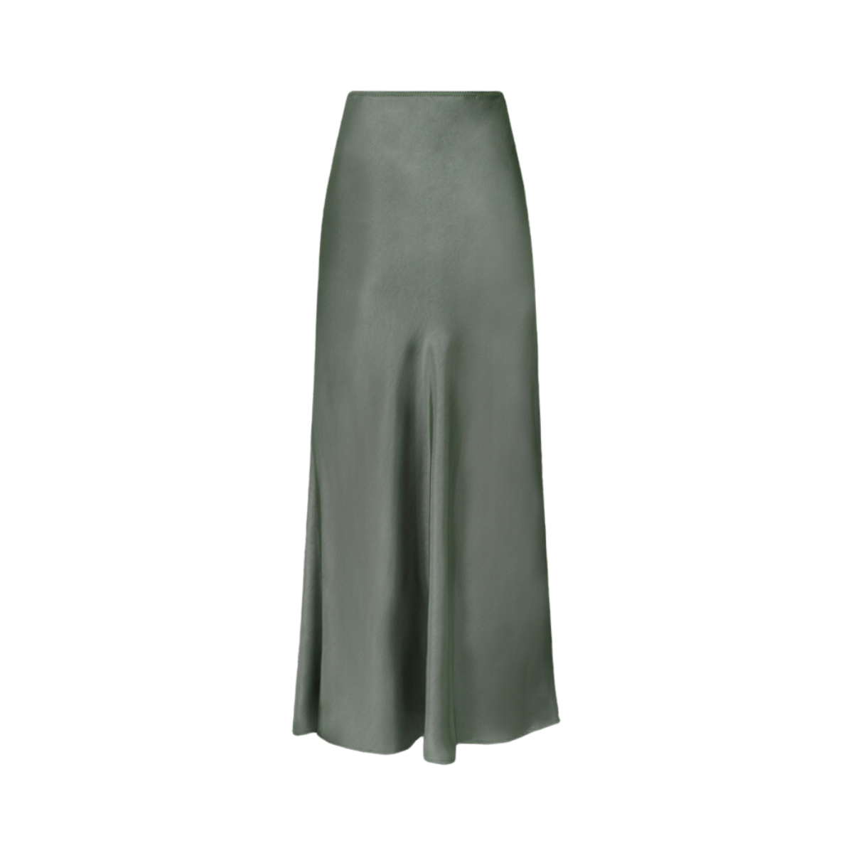 Vicky Heavy Sateen Skirt - Green