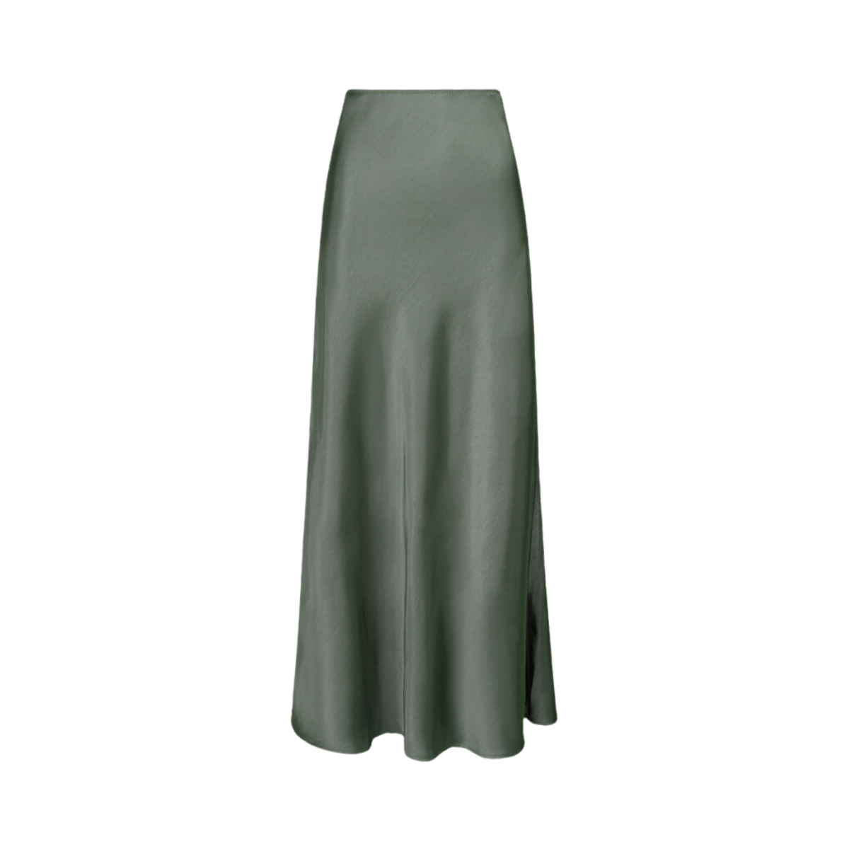 Vicky Heavy Sateen Skirt - Green