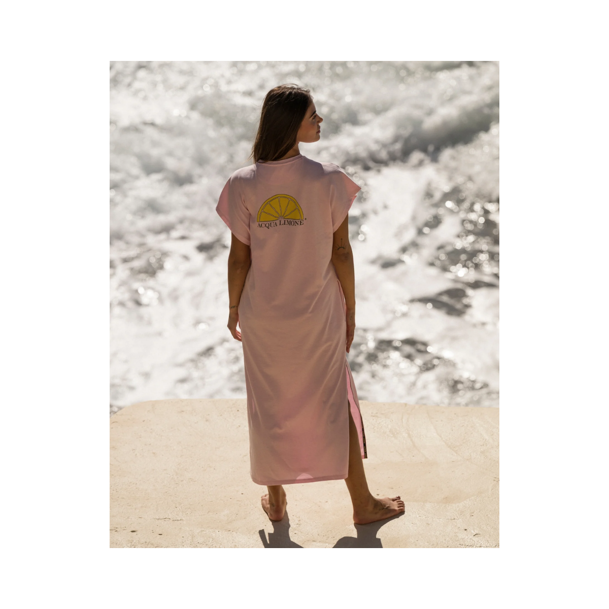 Donna Long Dress - Pale Pink