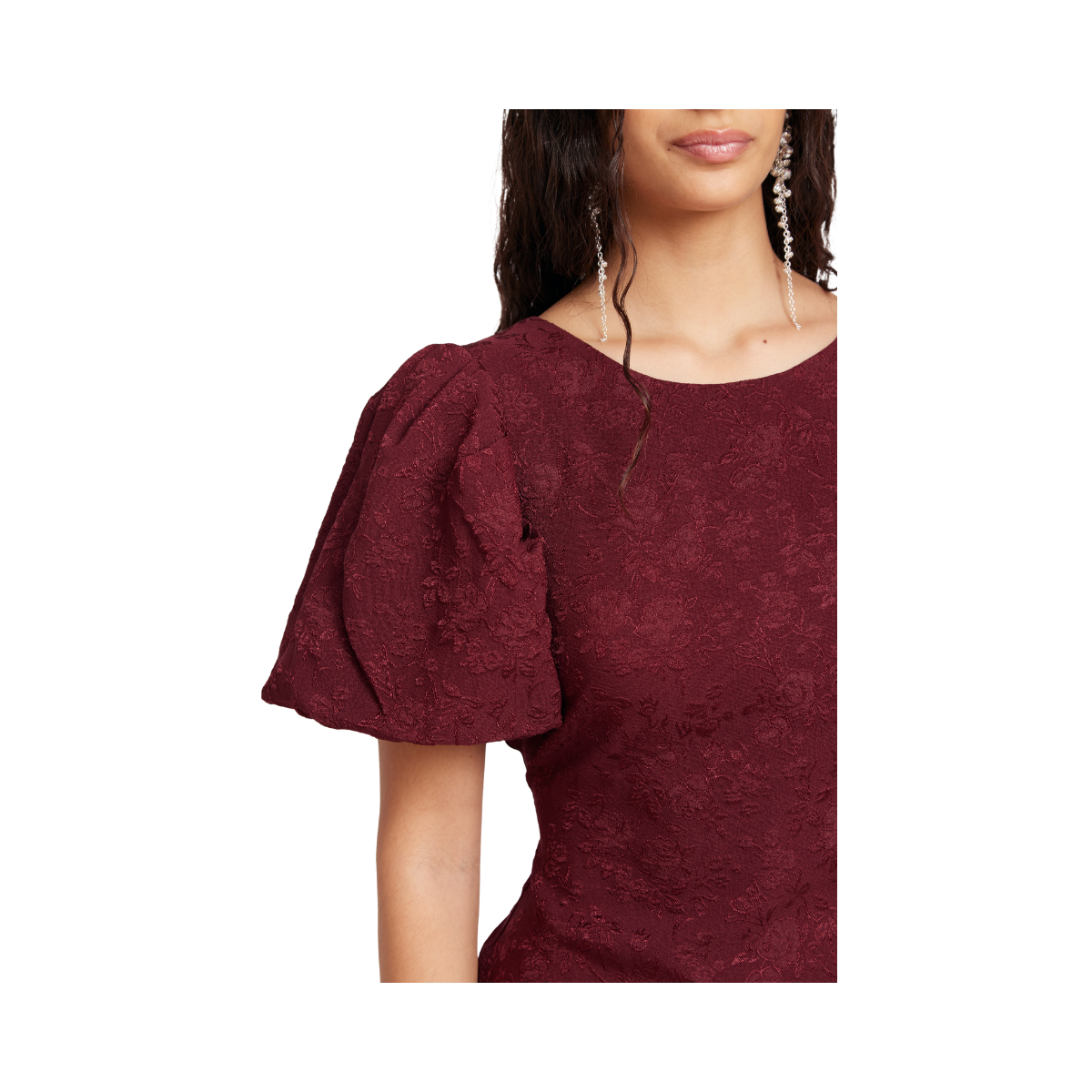 Liz Long Dress - Burgundy
