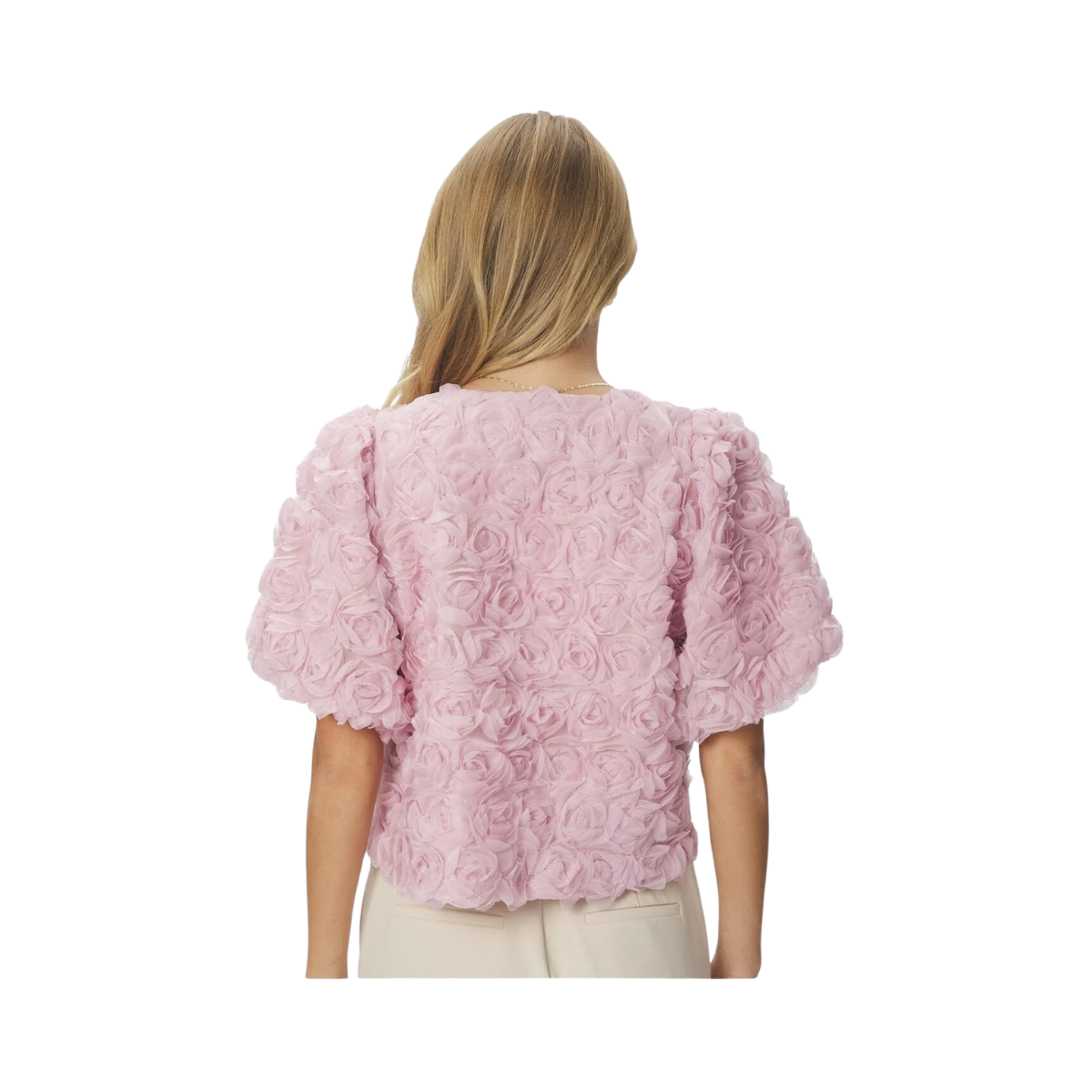 Aisa Flower Blouse - Rose