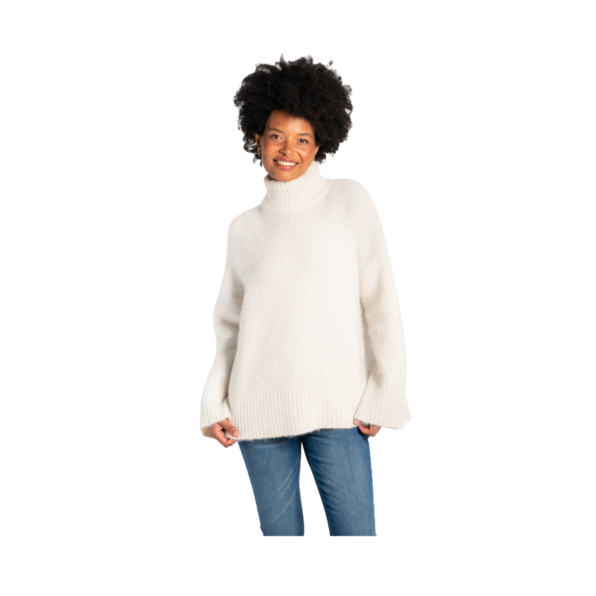 Noelle Sweater - White Alyssum