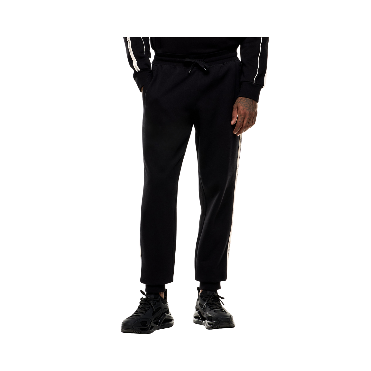 Train Logo Trousers - Black