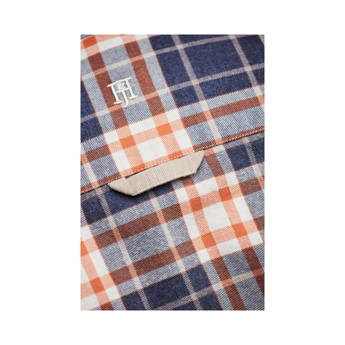 WOOLAND CHECK FLANEL SHIRT - Blue