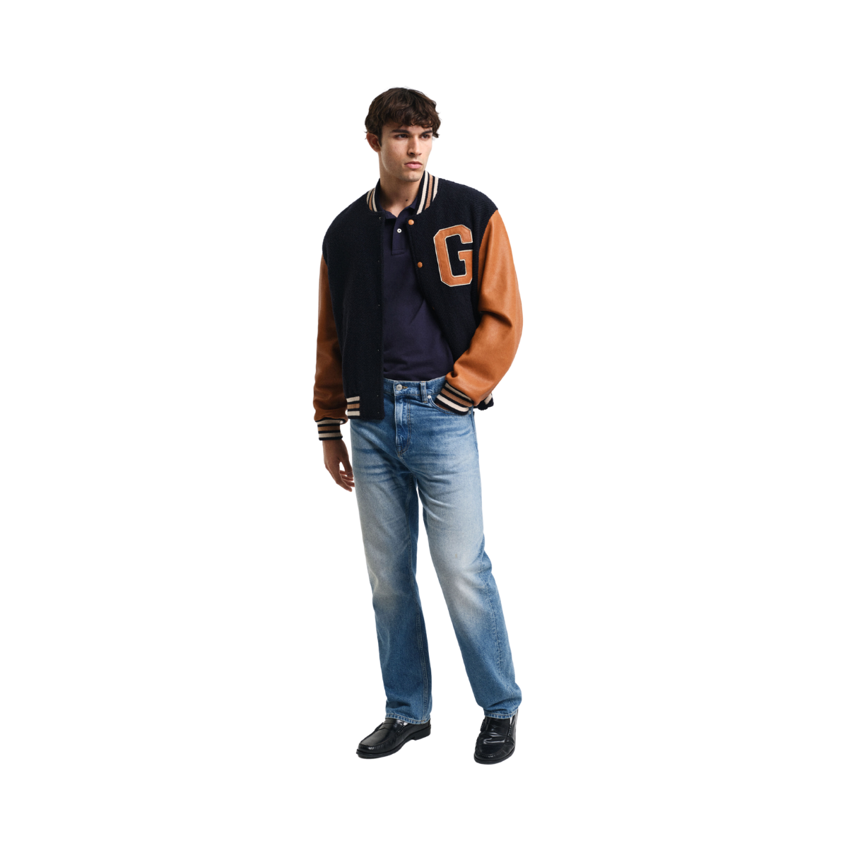 Shield SS Pique Polo - Evening Blue