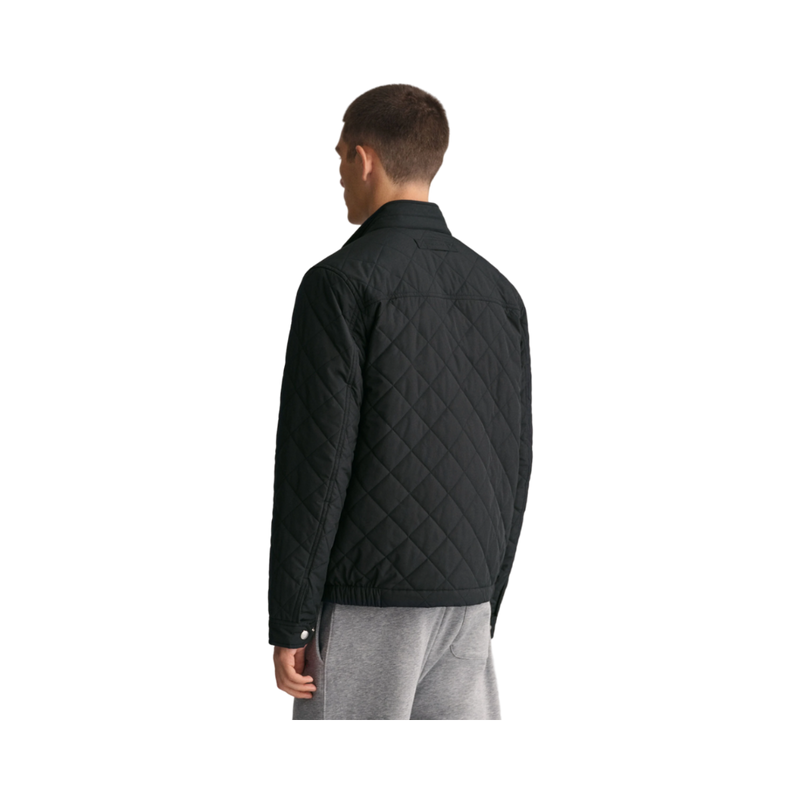 Quilted Windcheater - Black
