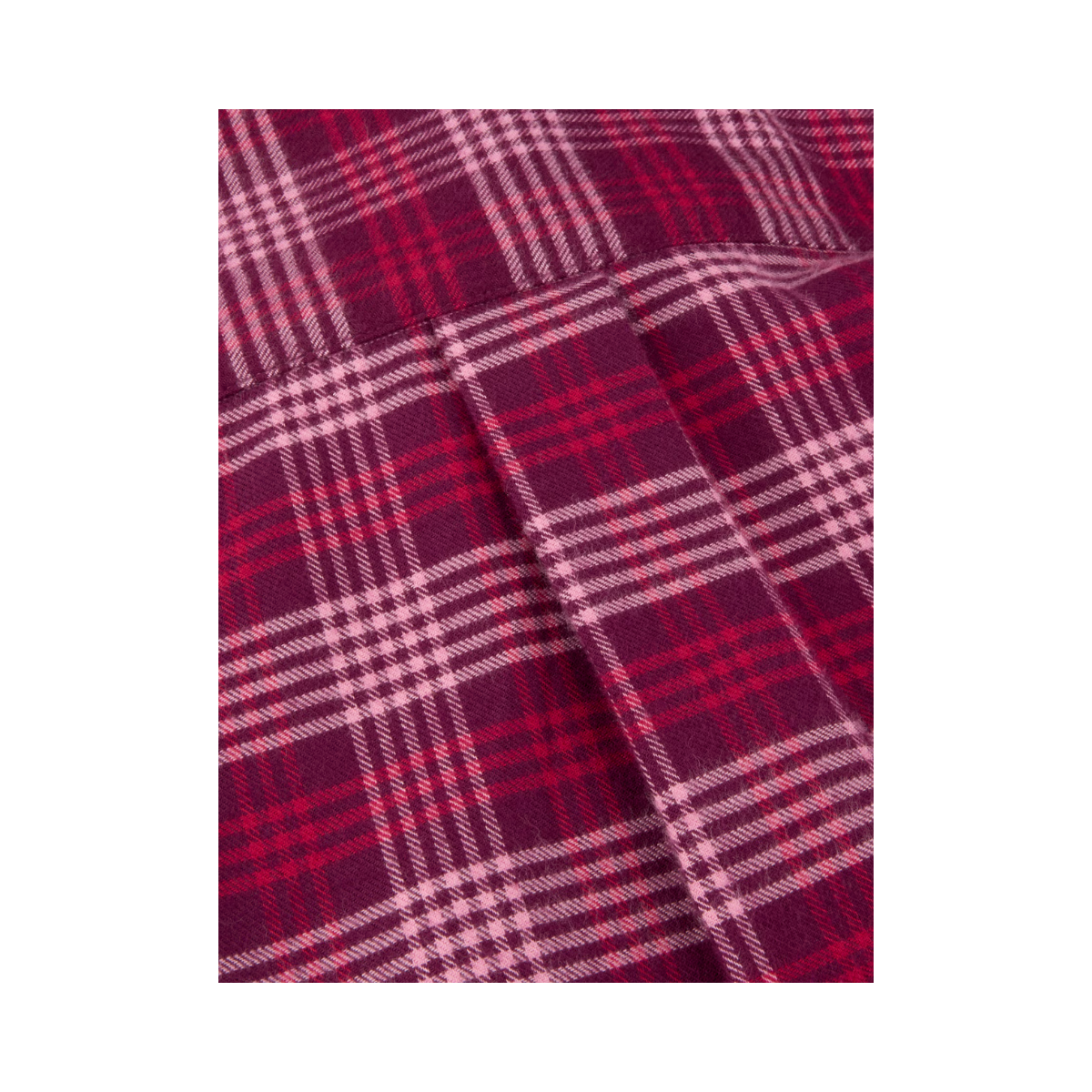 Siri Shirt - Dark Pink Check