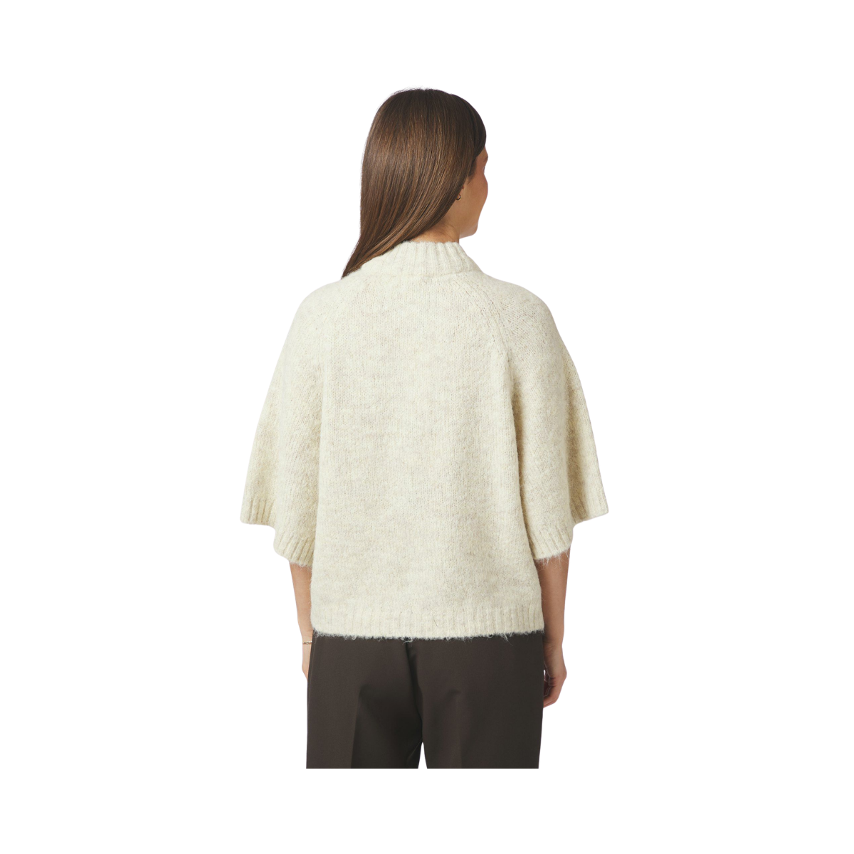 Benuta Fluffy Knit Cardigan - Ivory