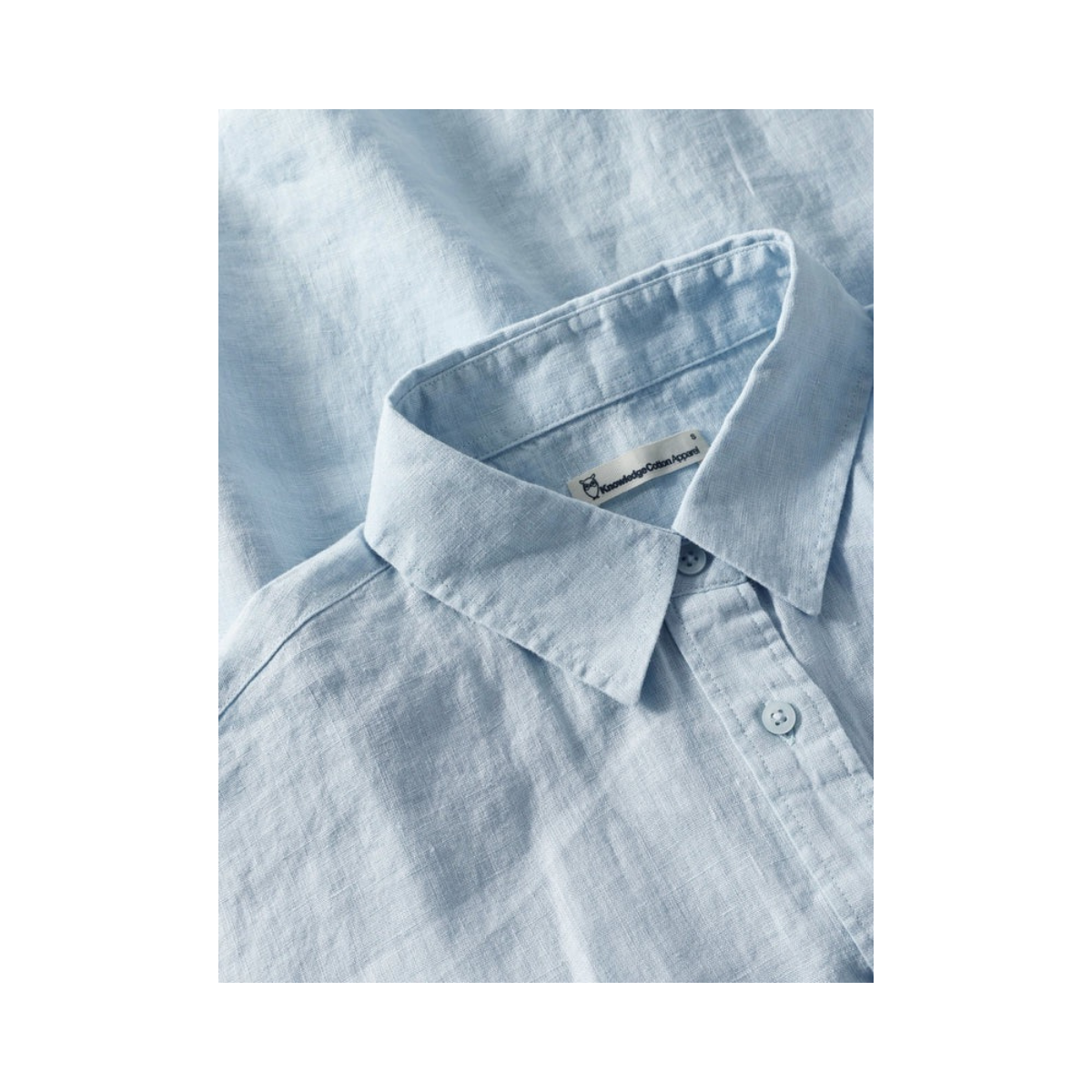 Aster Fold-Up Linen SS Shirt - Skyway