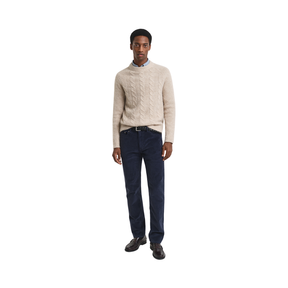 Reg Cord Jeans - Evening Blue