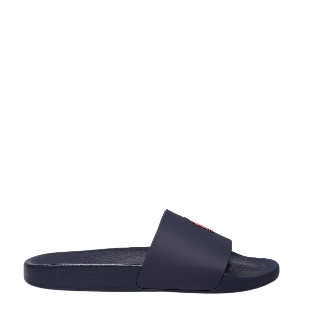 Polo Slide Sandals - Navy/Red