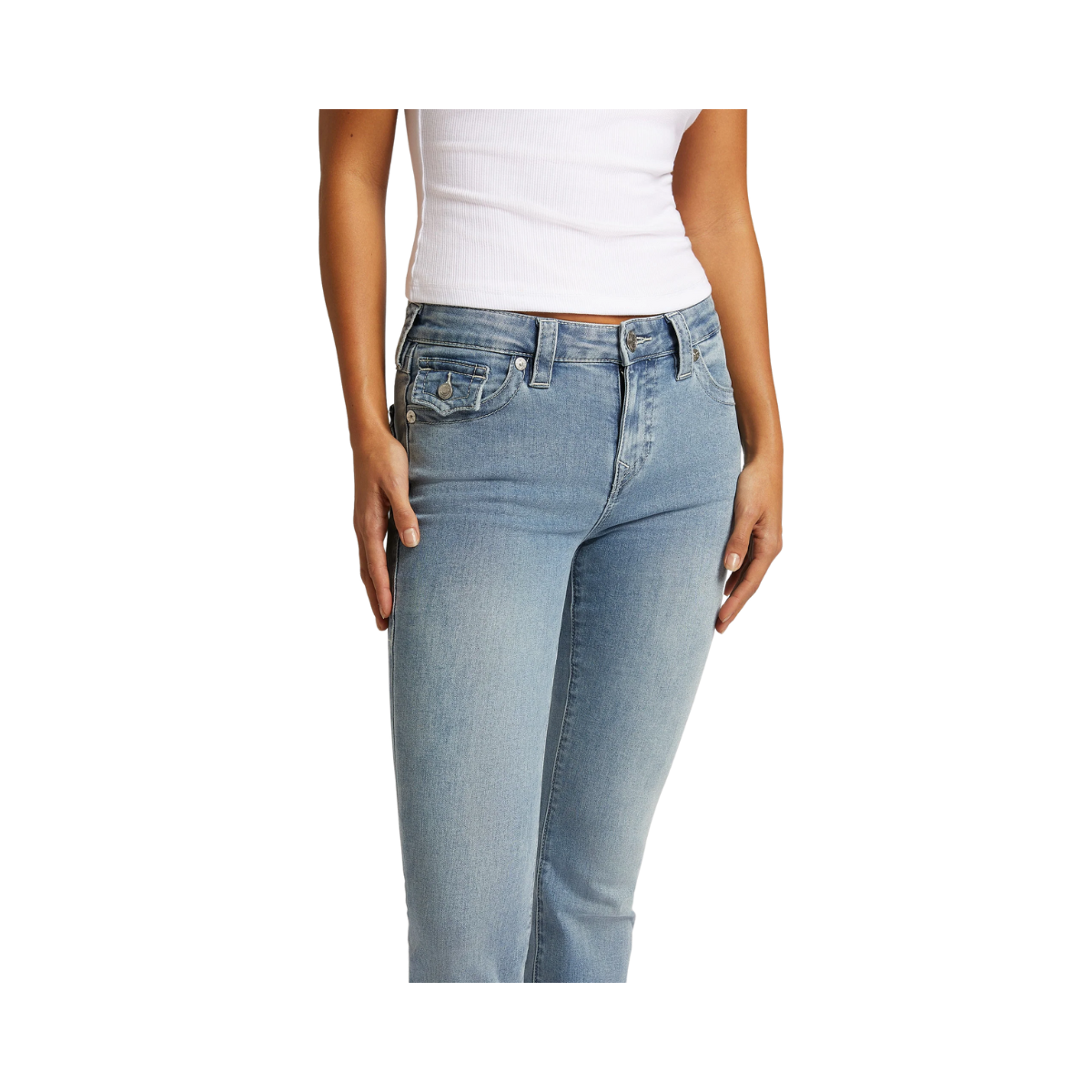 Becca Mid Rise Boot Cut - Blue