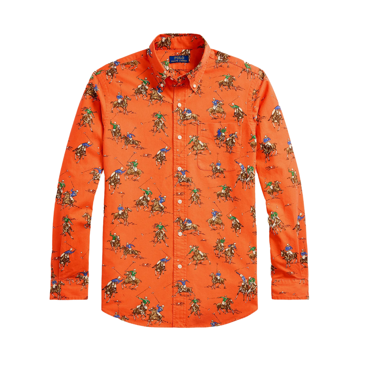 Long Sleeve Sport Shirt - Orange