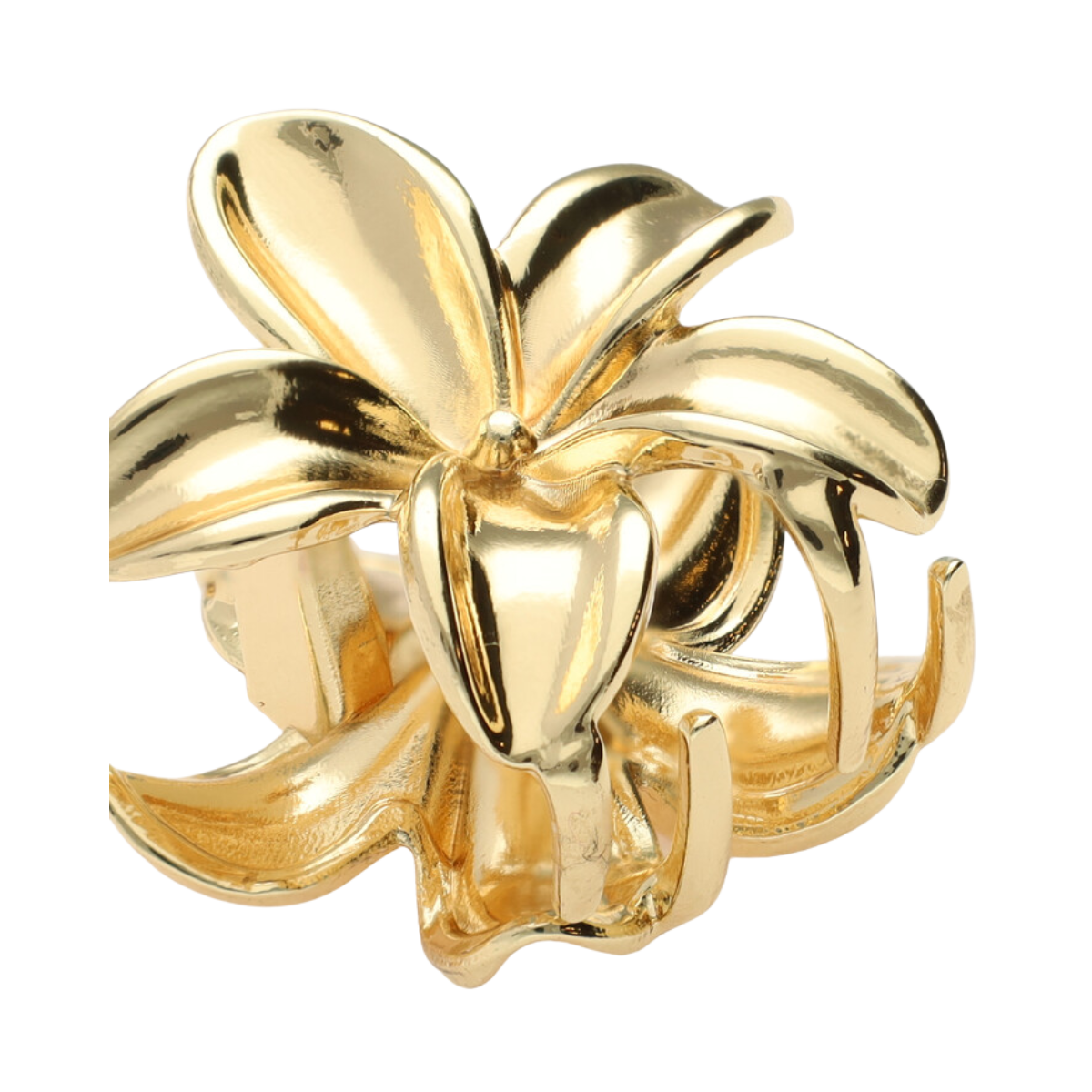 Hairclip mini flower - Gold