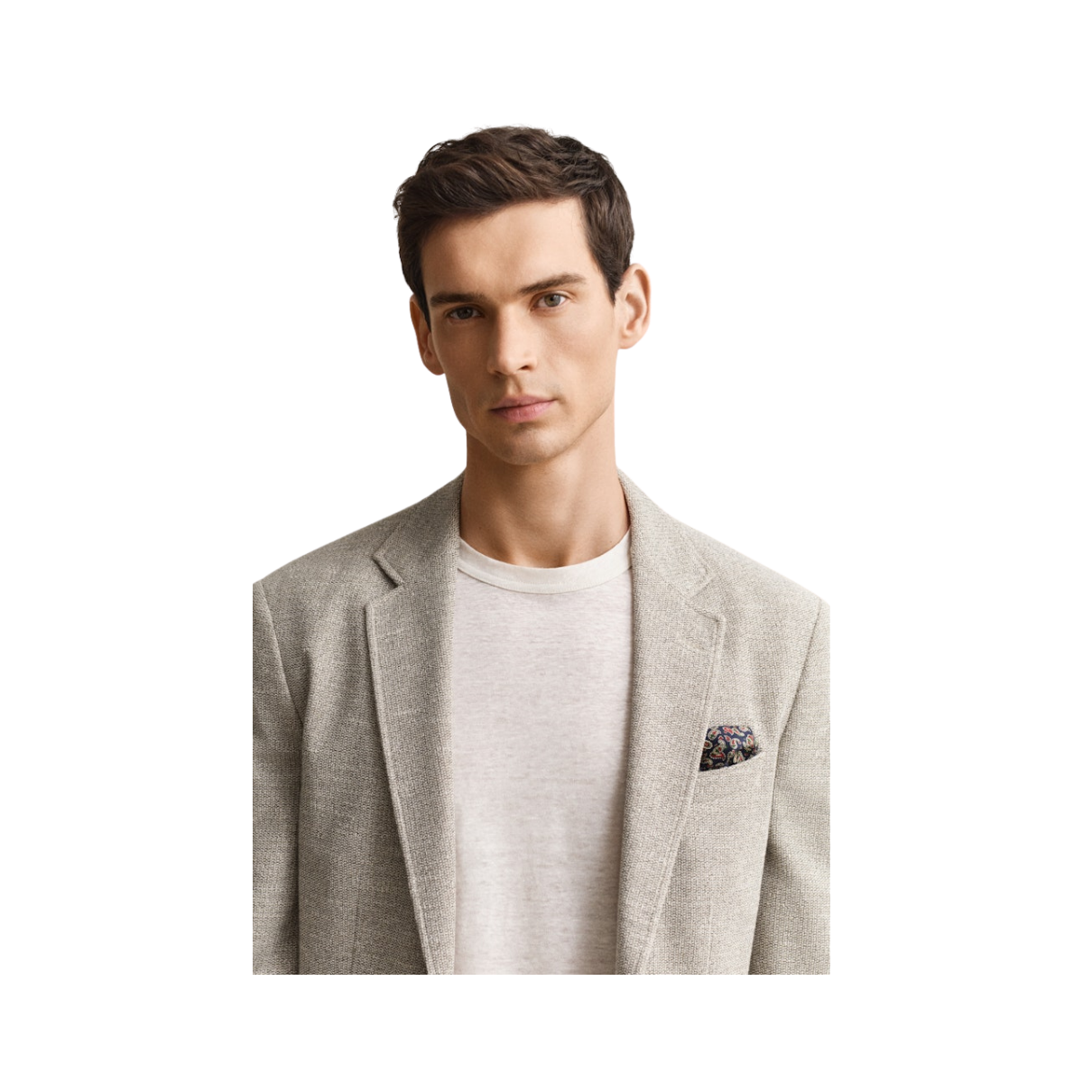 Knit Jersey Blazer - Oat Beige