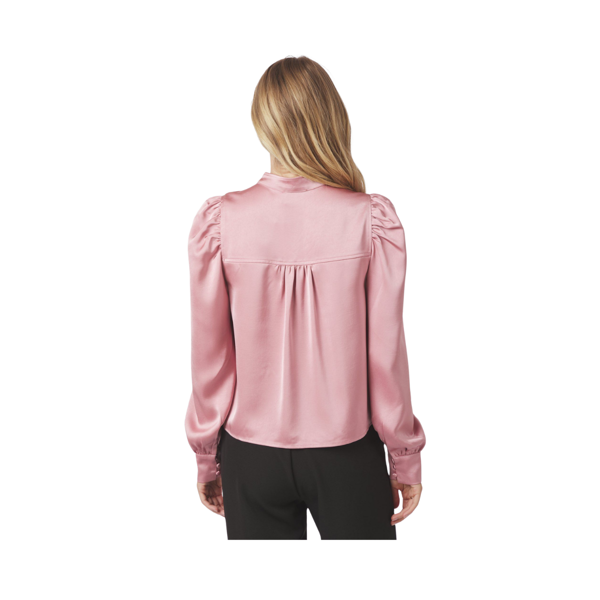 Rosslyn Heavy Sateen Blouse - Evening Rose