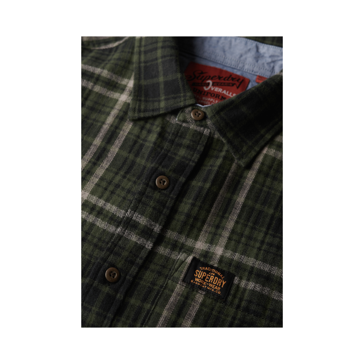Lumberjack LS Shirt - Frontier Check Olive Green