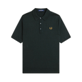 Cotton Knitted Shirt - Night Green