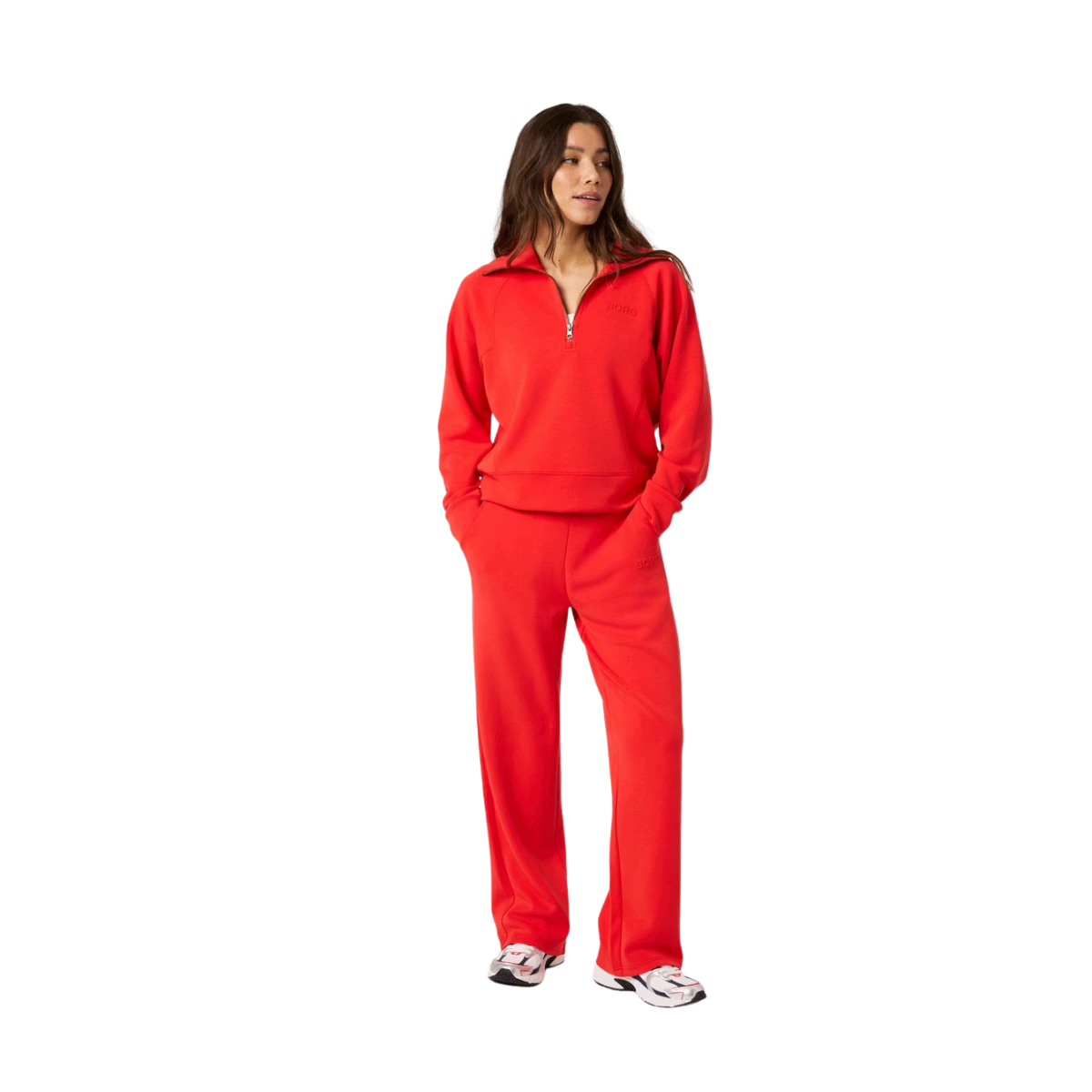 Studio Soft Halfzip Sweatshirt - Flame Scarlet