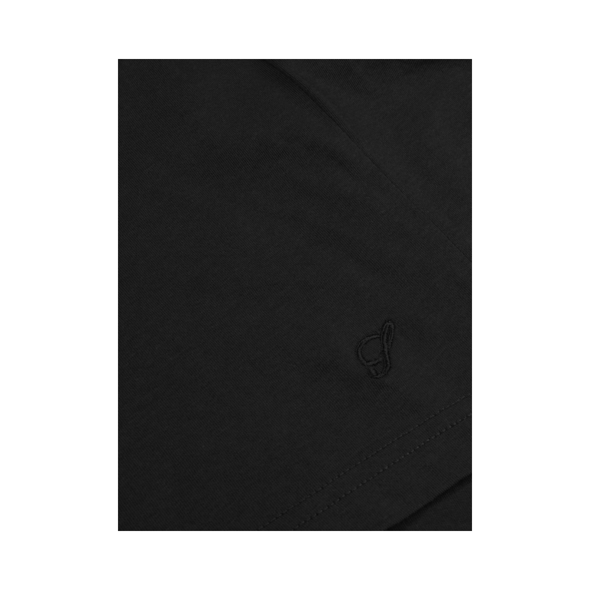 T-shirt Crew Neck Cotton - Black