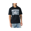 Painted Brick Buddha Tee - Jet Black
