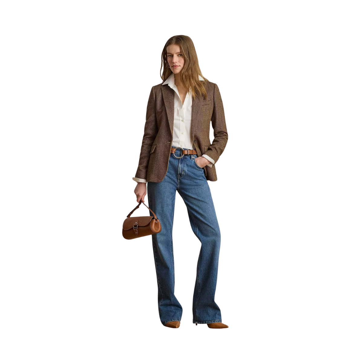 Woven Blazer/Sport Coat - Brown