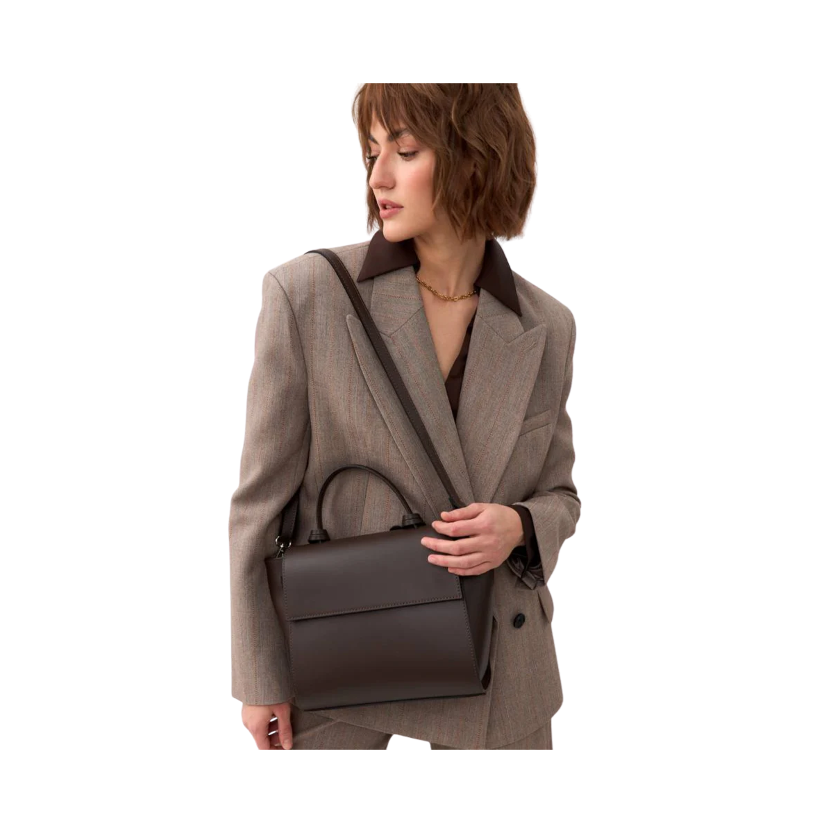 Arezzo Bag - Dark Brown