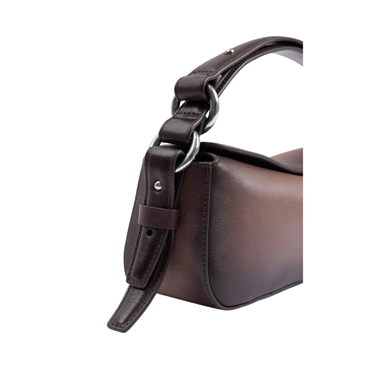 Bud Leather Bag Slim - Dark Brown