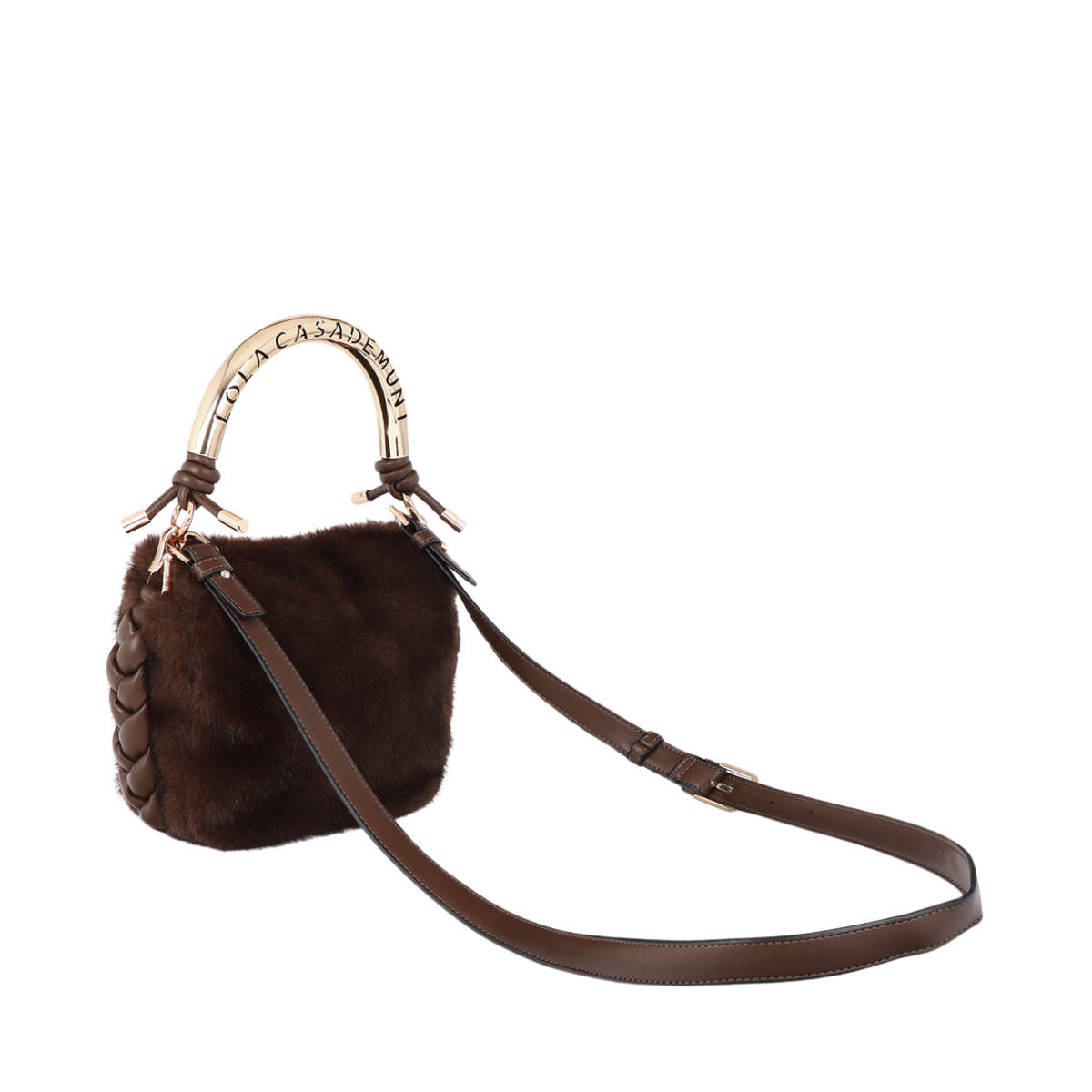 Small 1981 Hair Shoulder Bag - Brown