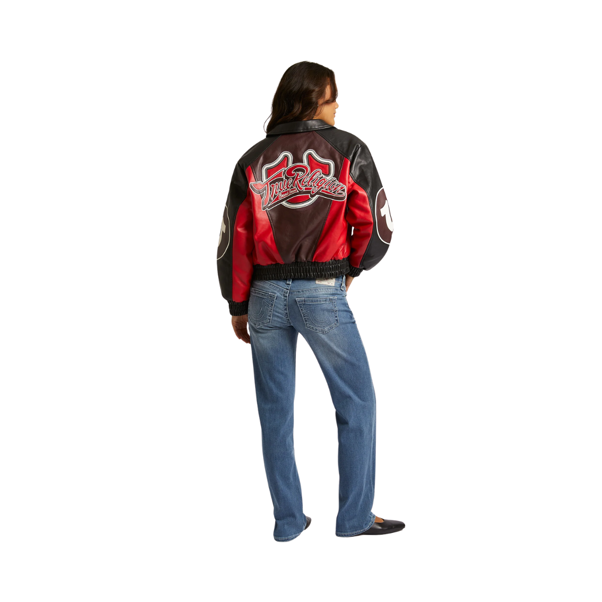 Sarah Low Rise Straight - Medium Wash