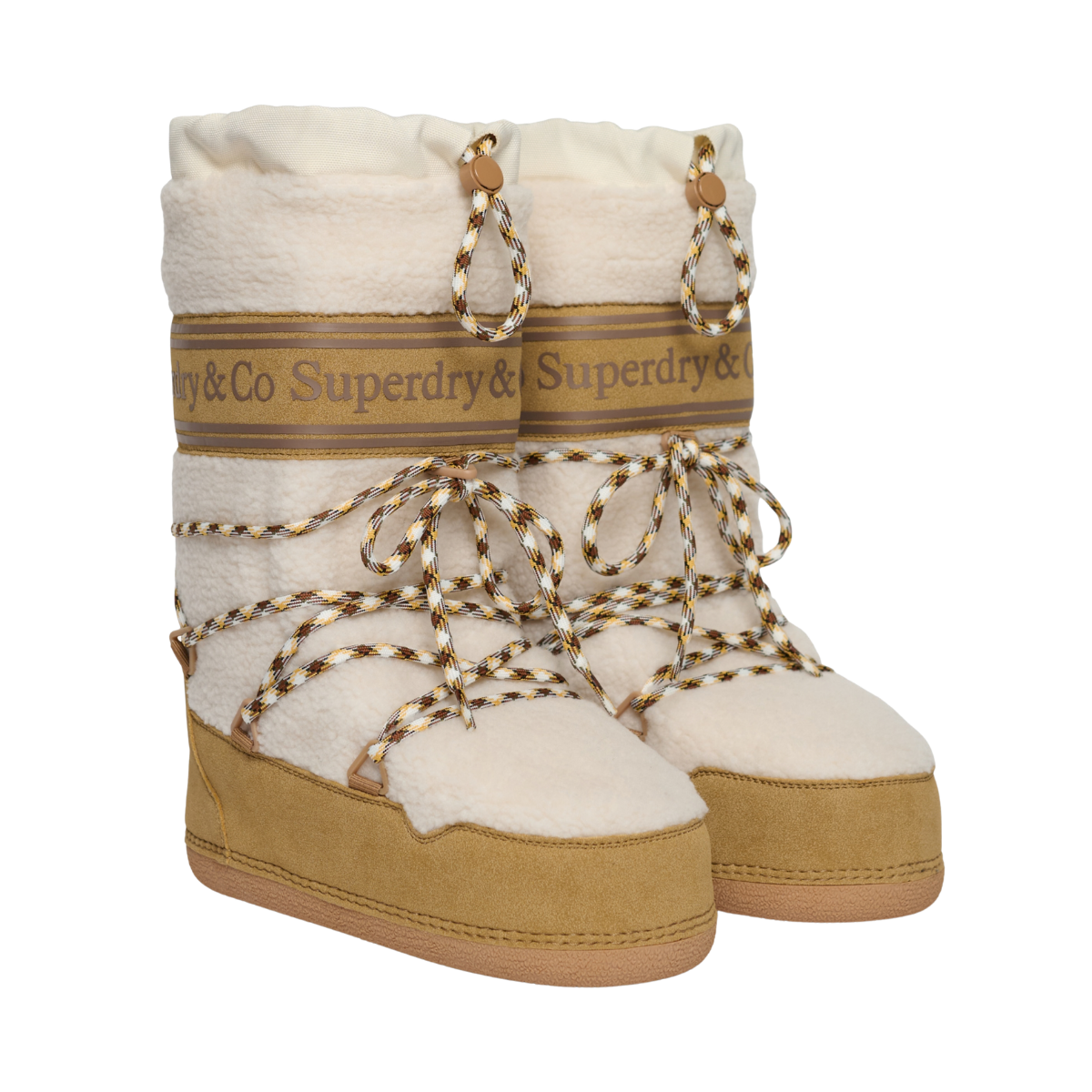 Borg Snow Boot - M5R Sand/Cream