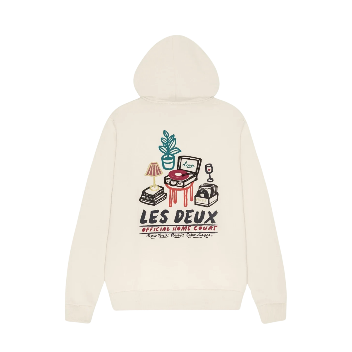 Record Hoodie - Ivory