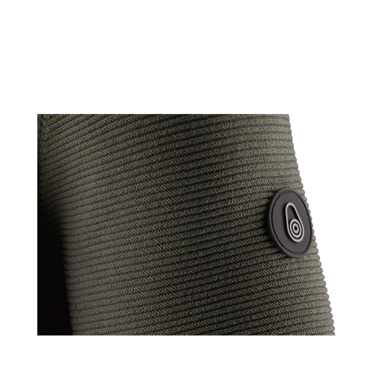 Element Seamless Zip Hood - Mud Green