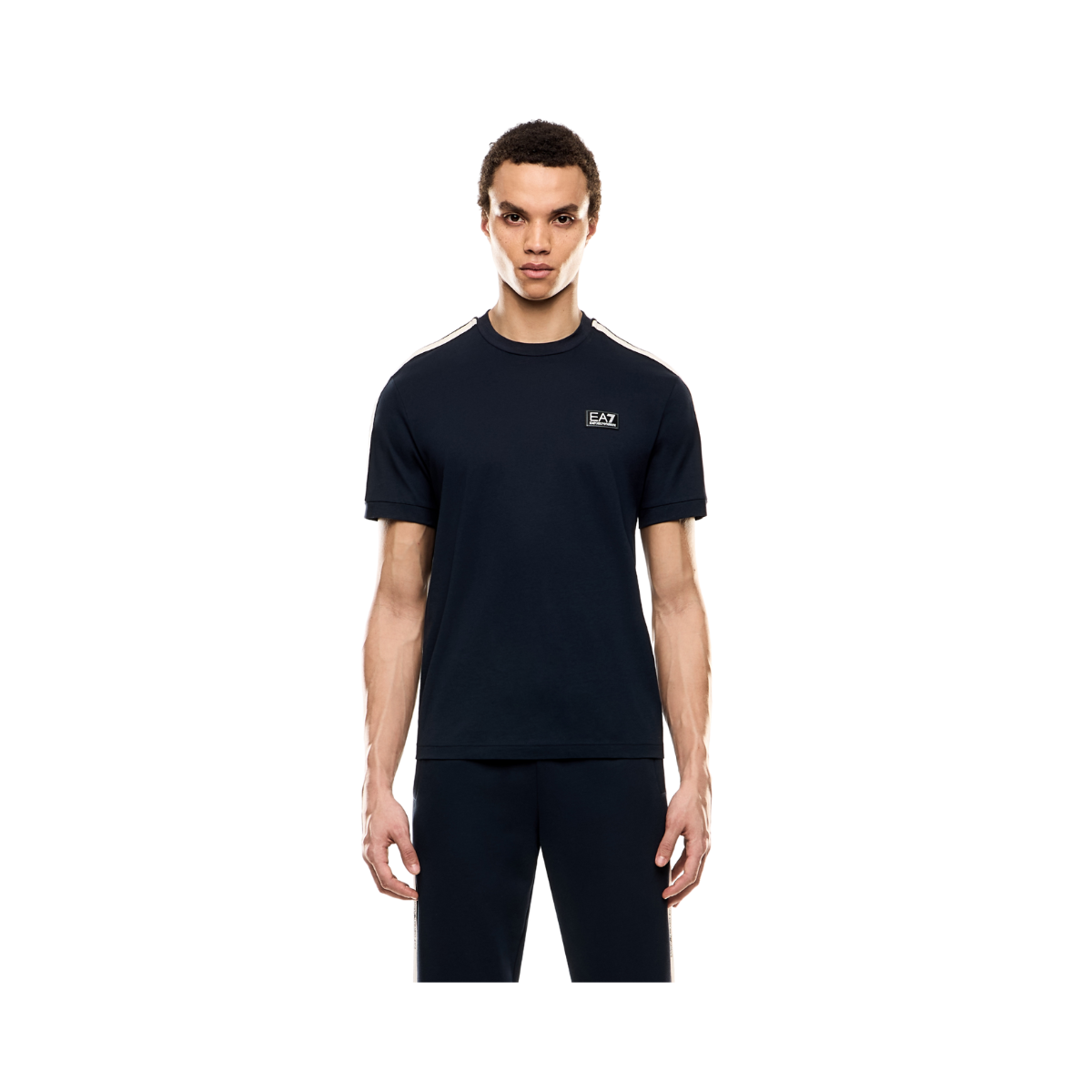Train Logo T-Shirt - Armani Blue