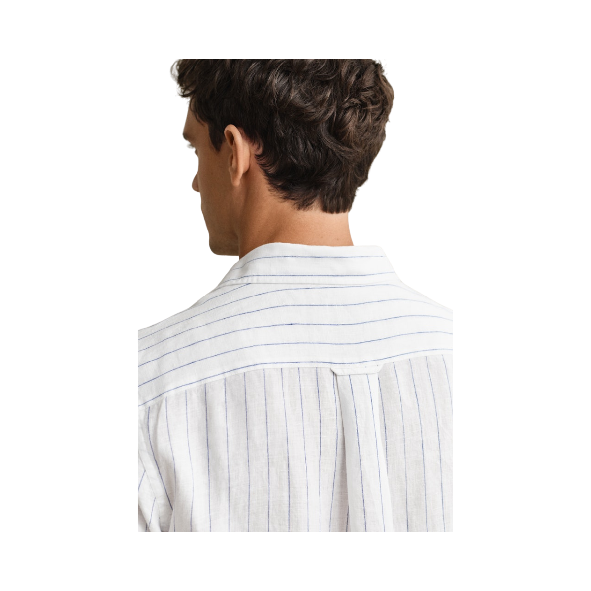 Linen Stripe Shirt - 110 White